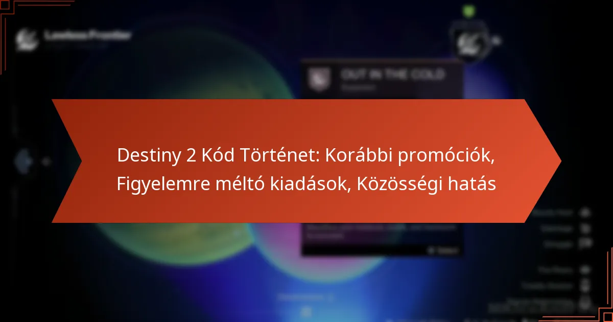 Destiny 2 Kód Történet: Korábbi promóciók, Figyelemre méltó kiadások, Közösségi hatás